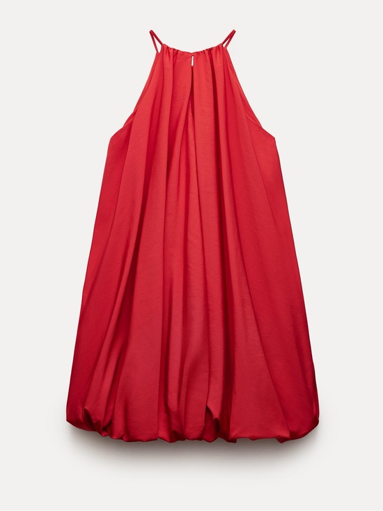 Zara Dresses & Skirts - Zara Red Mini Balloon-Hem Sundress